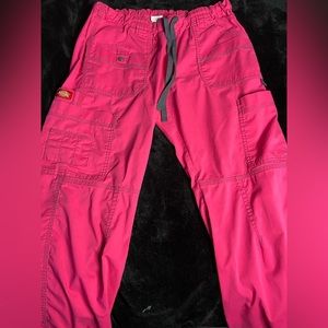 Women’s Y2K Magenta Dickies Utility Scrubs